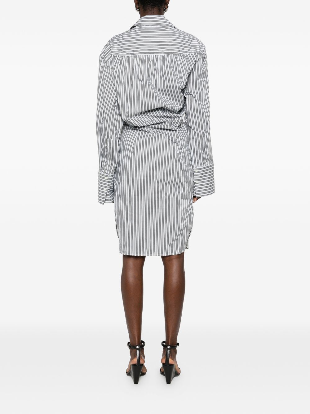 Iro LAZUL STRIPED COTTON DRESS Size XS / US 0-2 / IT 36-38 - 2 Thumbnail