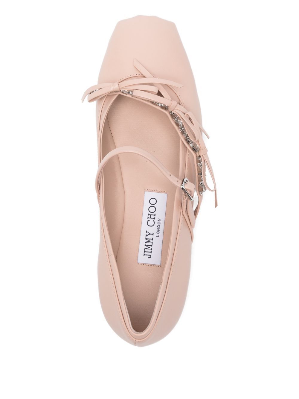 Jimmy Choo LOLI LEATHER BALLET FLATS Size US 6 / IT 36 - 3 Thumbnail