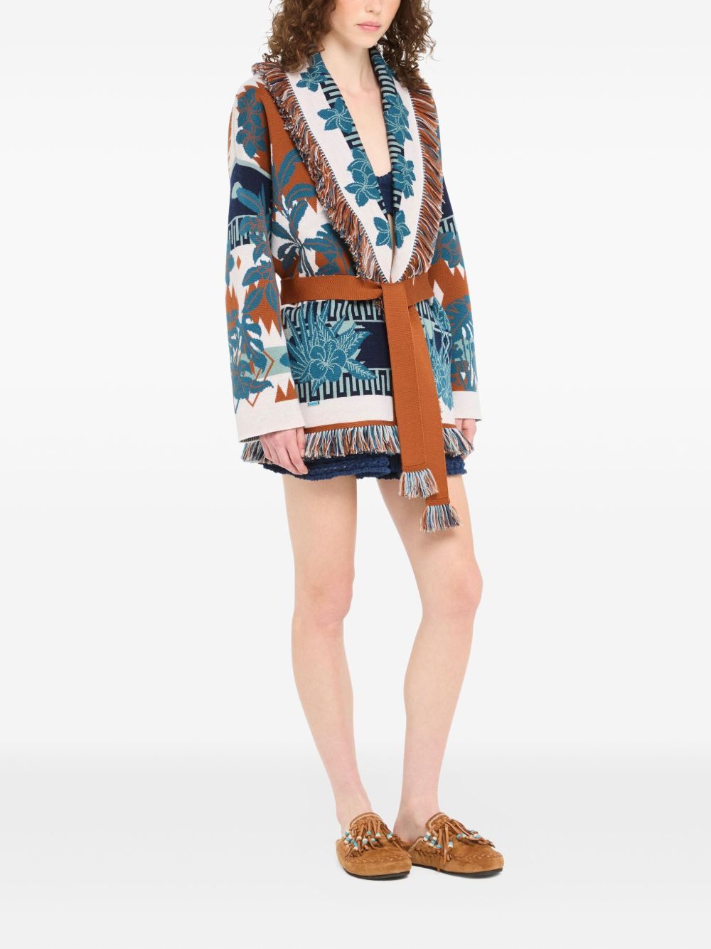 Alanui ISLAND SOUL WOOL CARDIGAN Size XS / US 0-2 / IT 36-38 - 3 Thumbnail