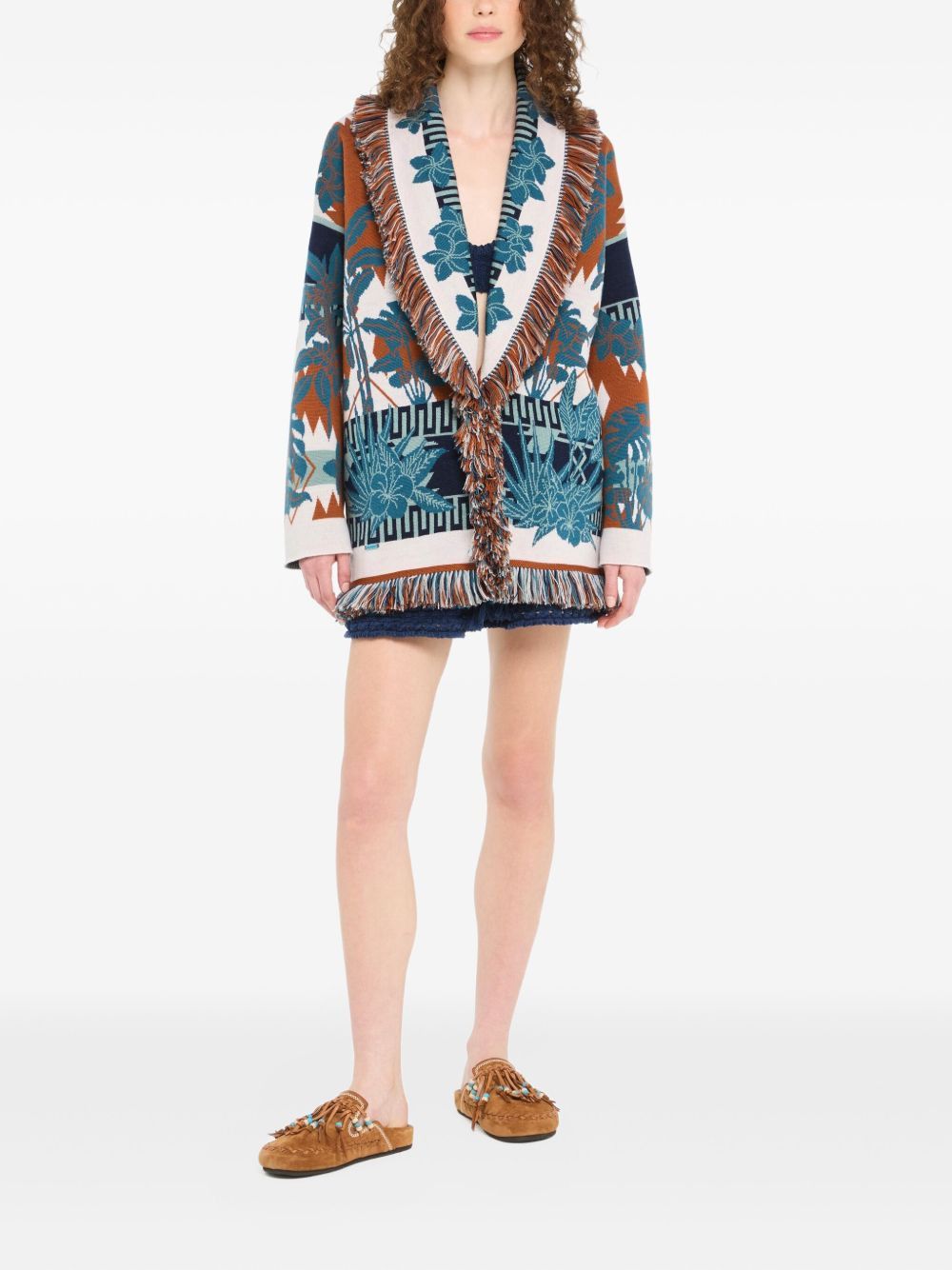 Alanui ISLAND SOUL WOOL CARDIGAN Size XS / US 0-2 / IT 36-38 - 5 Thumbnail