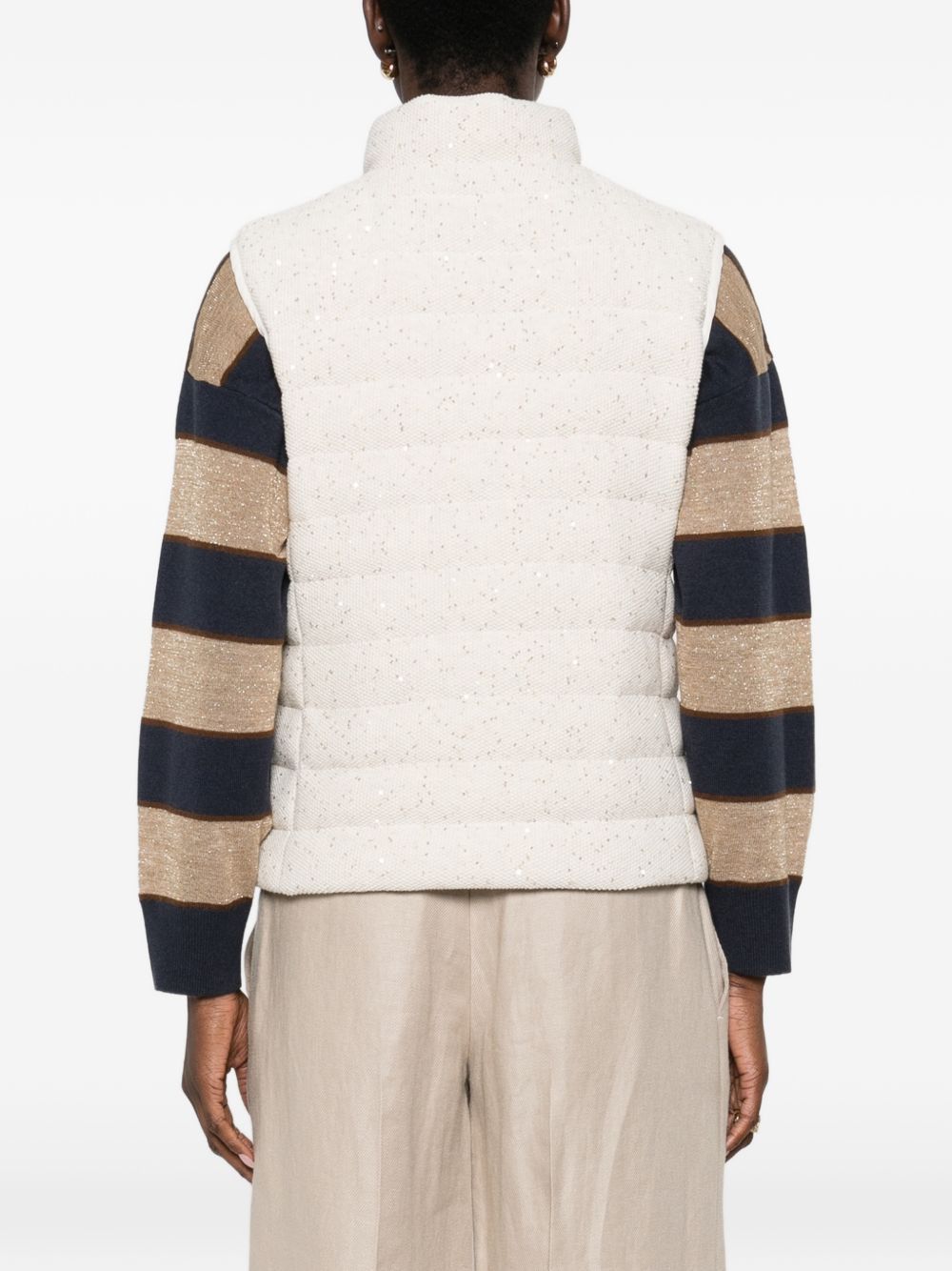 Brunello Cucinelli COTTON DOWN VEST Size M / US 6-8 / IT 42-44 - 5 Thumbnail