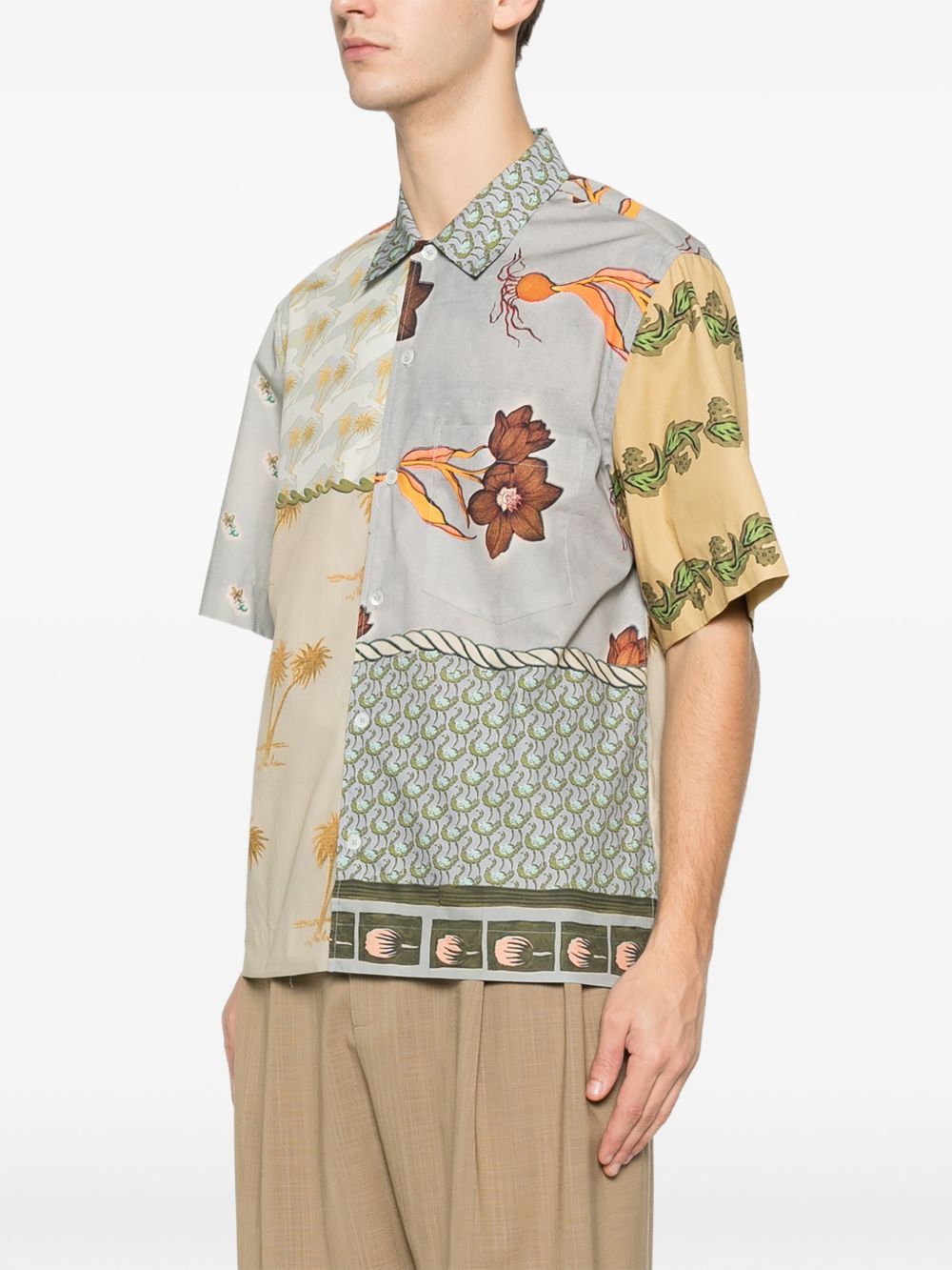 Paul Smith PRINTED COTTON SHIRT Size US M / EU 48-50 / 2 - 5 Thumbnail