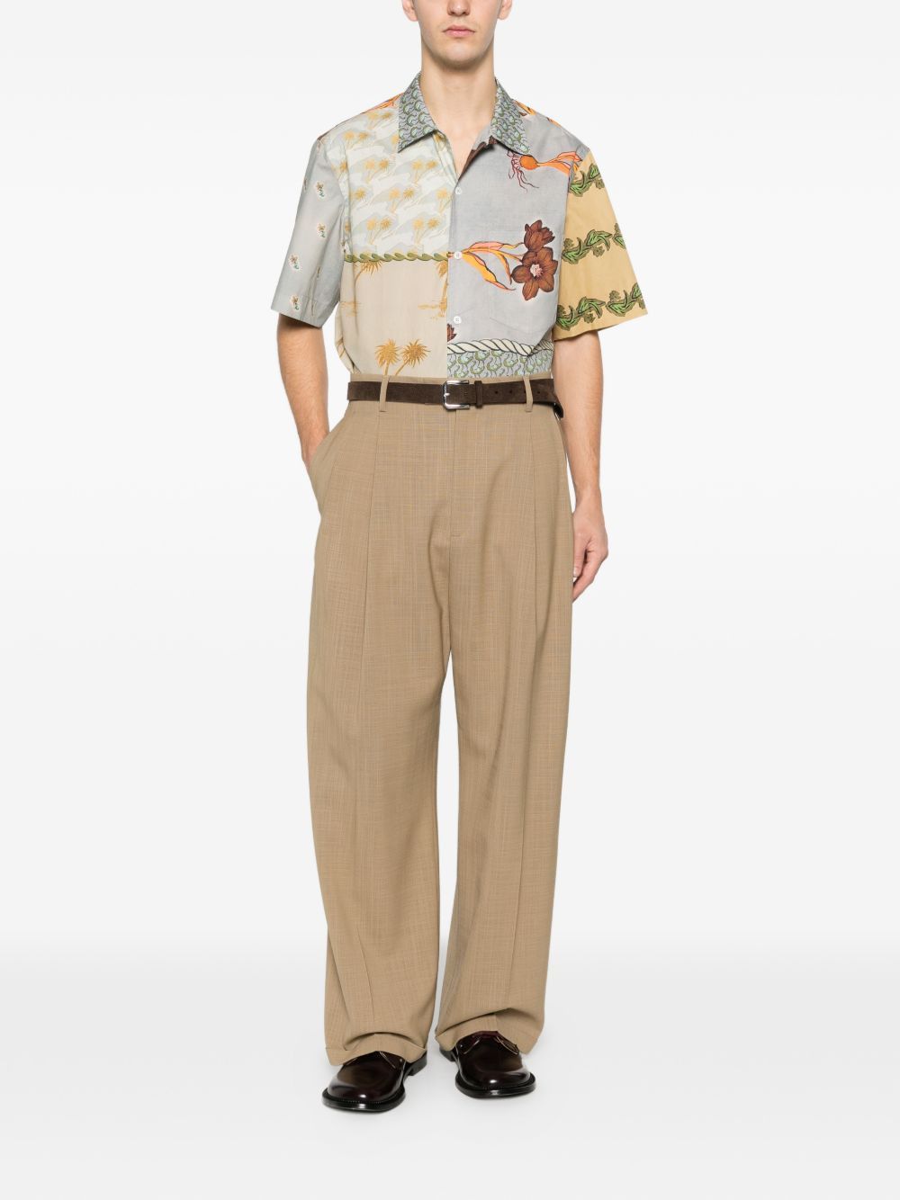Paul Smith PRINTED COTTON SHIRT Size US XL / EU 56 / 4 - 3 Thumbnail