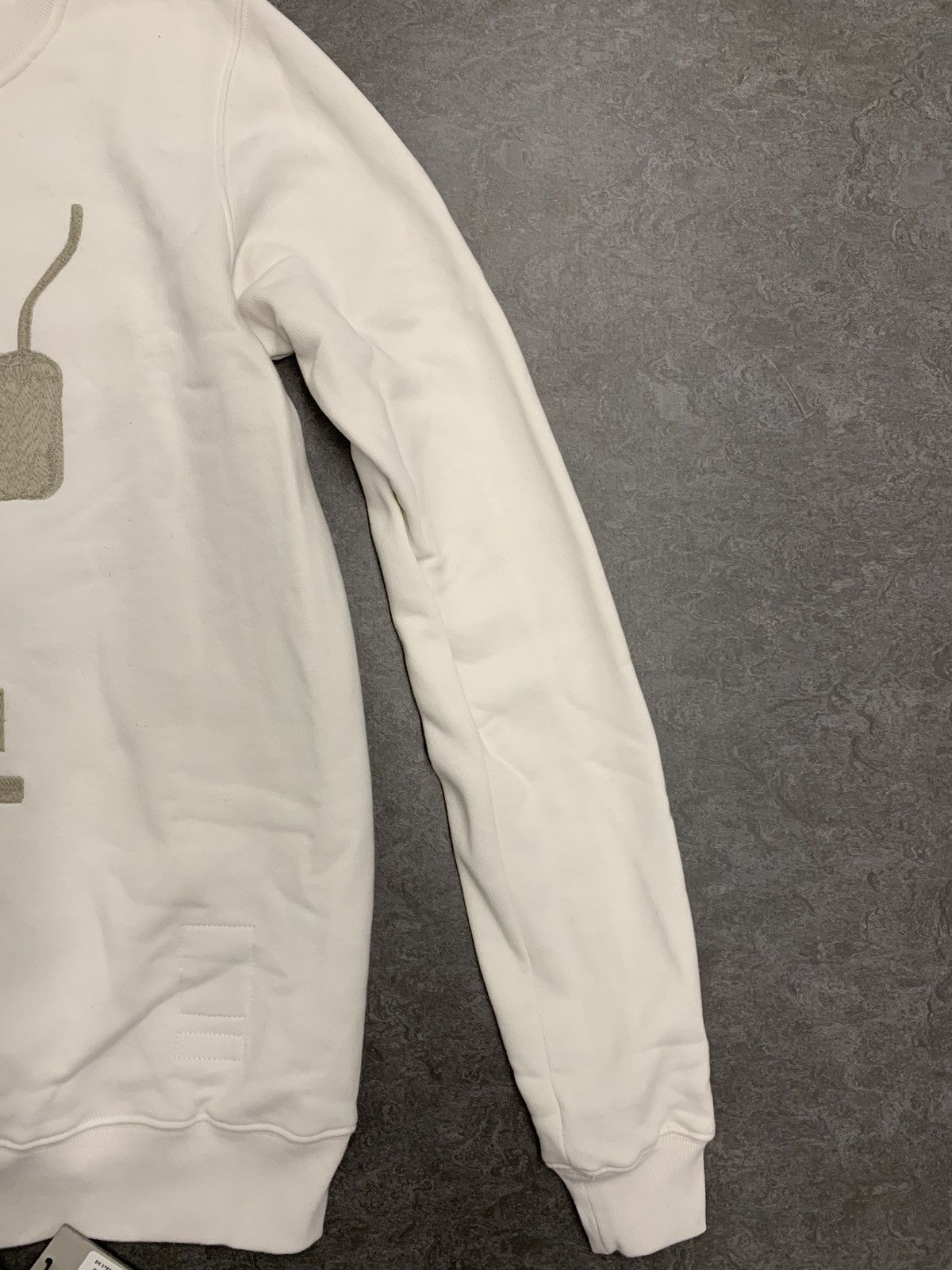 Rick Owens Rick Owens Drkshdw Logo Crewneck Sweatshirt White Size US S / EU 44-46 / 1 - 4 Thumbnail