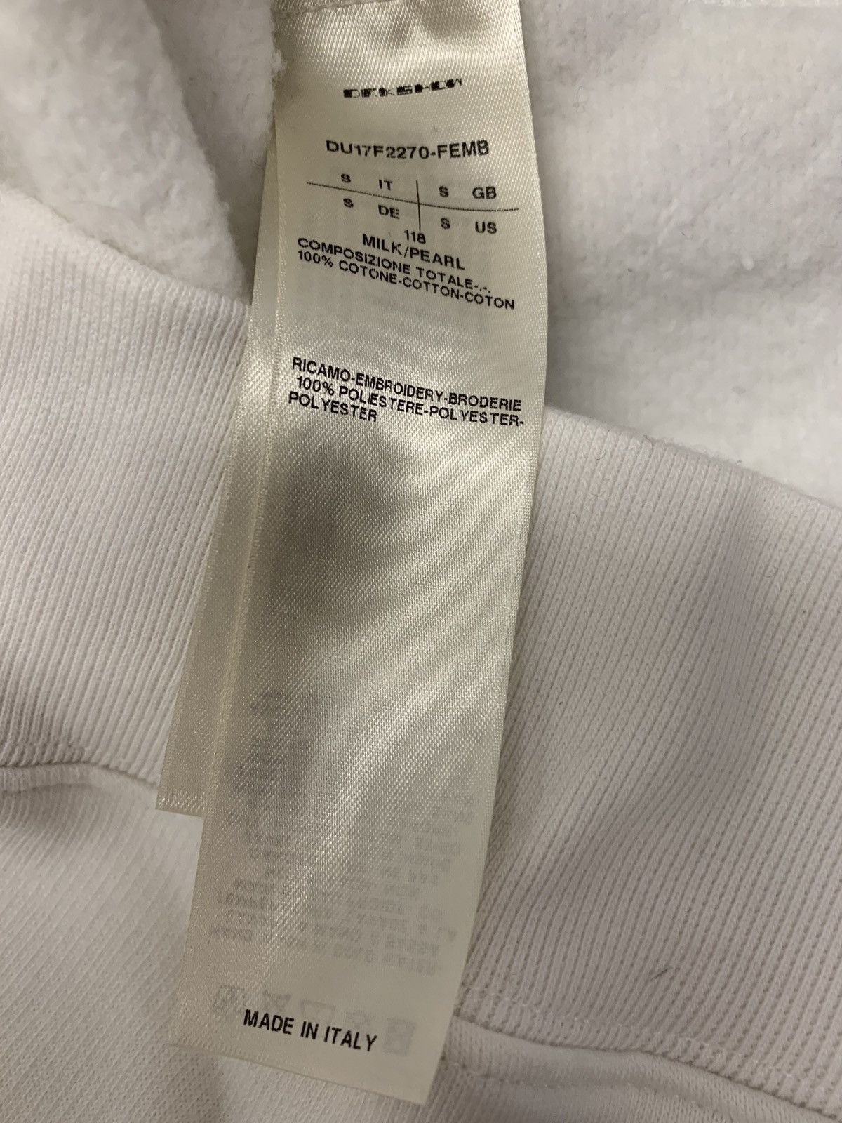 Rick Owens Rick Owens Drkshdw Logo Crewneck Sweatshirt White Size US S / EU 44-46 / 1 - 6 Thumbnail