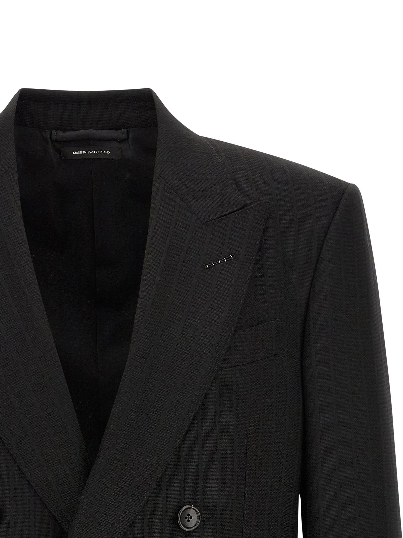 Tom Ford Satin Striped Blazer Size 50R - 3 Thumbnail