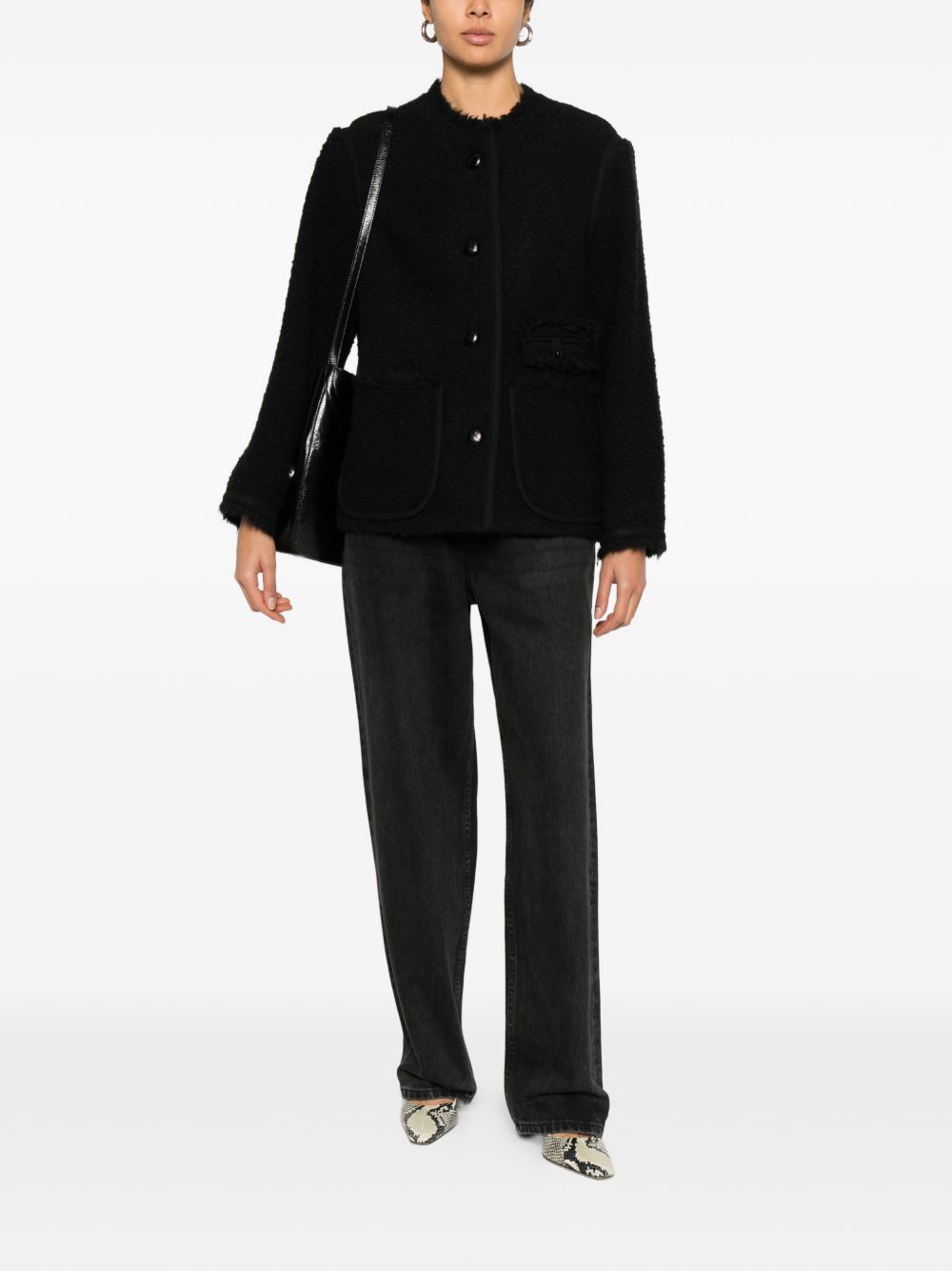 Isabel Marant MAYLIN WOOL BLEND JACKET Size S / US 4 / IT 40 - 2 Thumbnail