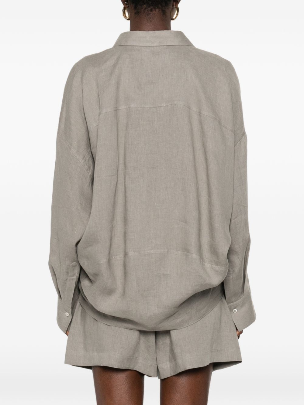Brunello Cucinelli LINEN SHIRT Size S / US 4 / IT 40 - 5 Thumbnail