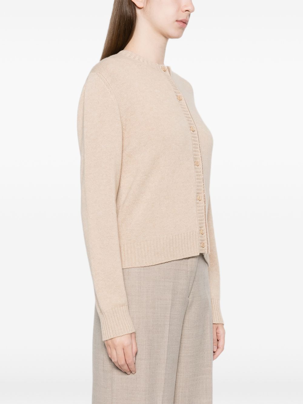 Fabiana Filippi WOOL BLEND JACKET Size M / US 6-8 / IT 42-44 - 4 Thumbnail
