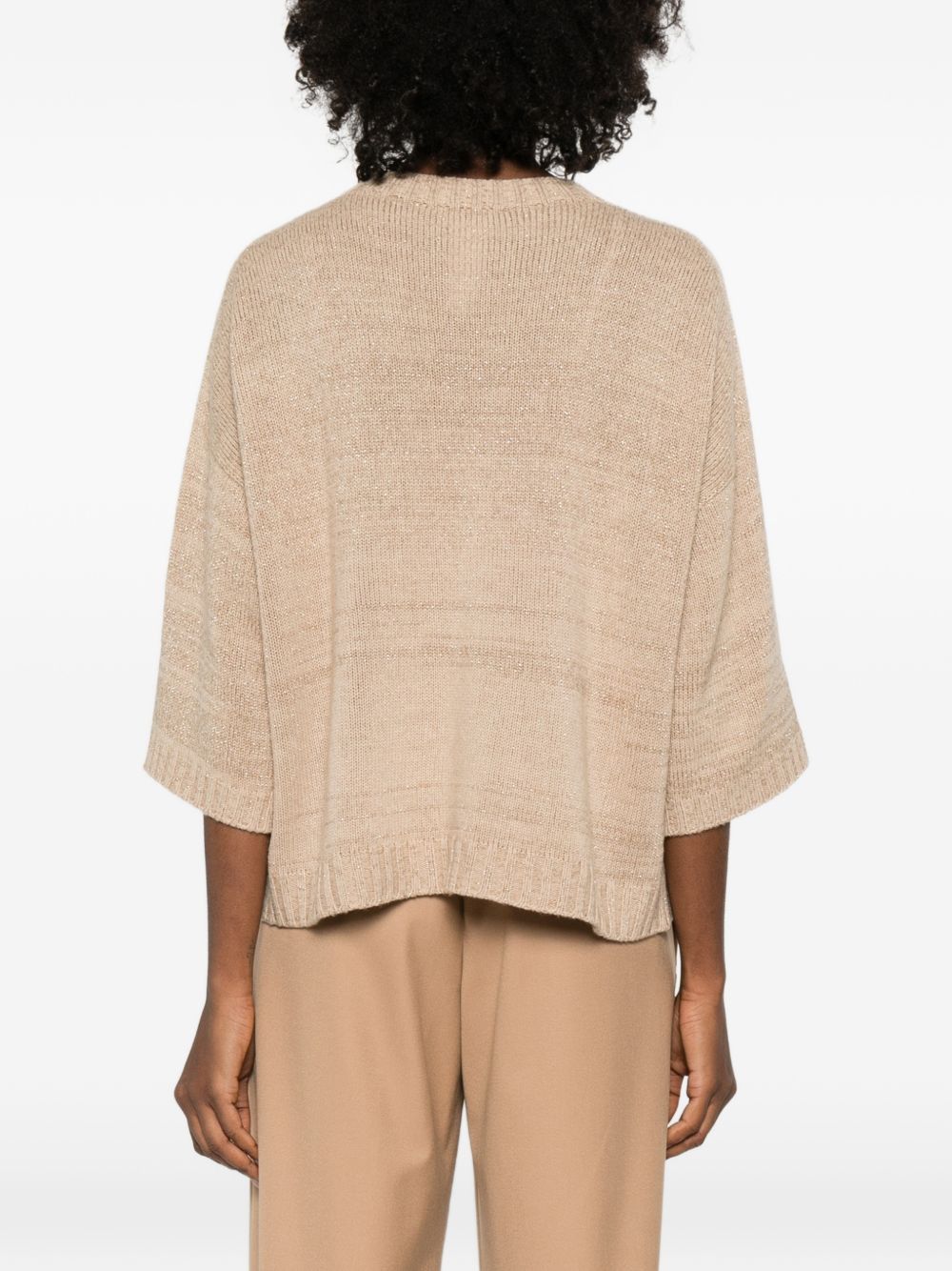 Fabiana Filippi WOOL BLEND SWEATER Size XS / US 0-2 / IT 36-38 - 3 Thumbnail