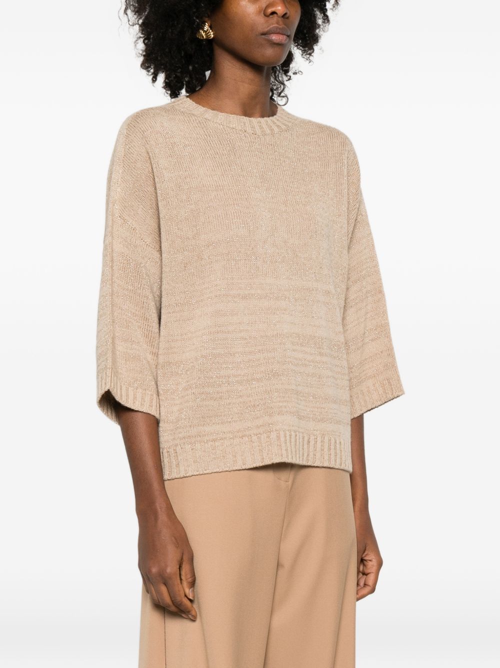 Fabiana Filippi WOOL BLEND SWEATER Size XS / US 0-2 / IT 36-38 - 5 Thumbnail
