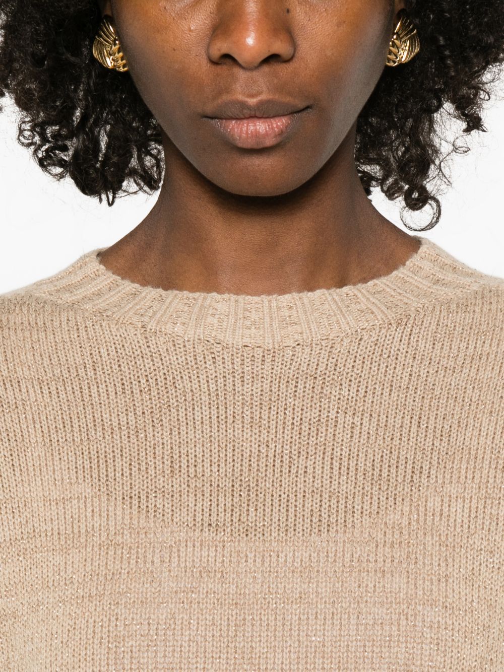 Fabiana Filippi WOOL BLEND SWEATER Size XS / US 0-2 / IT 36-38 - 2 Thumbnail