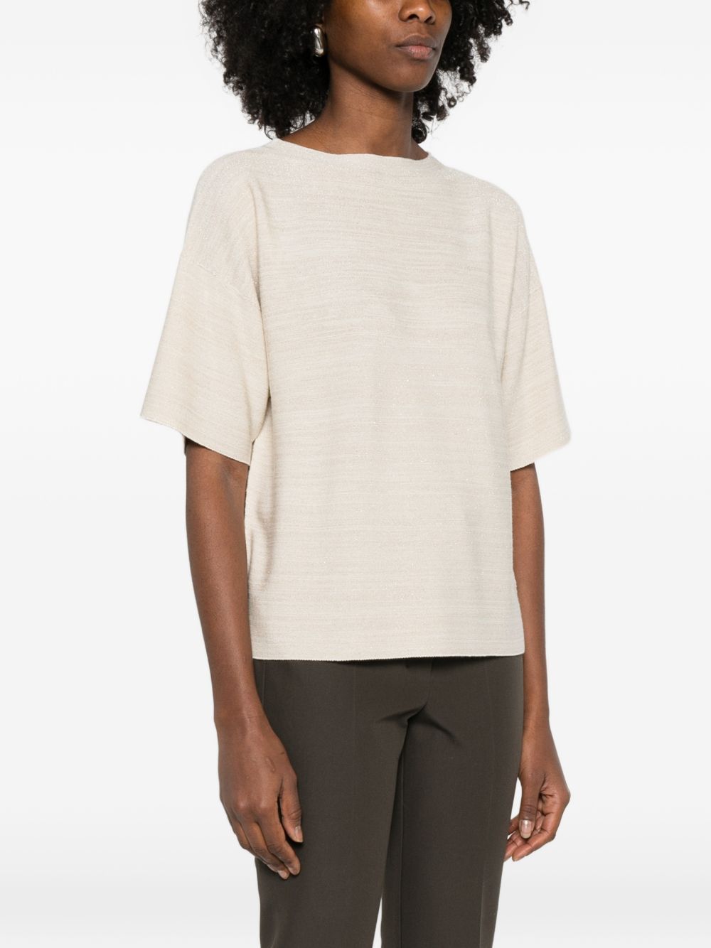 WOOL AND COTTON SWEATER