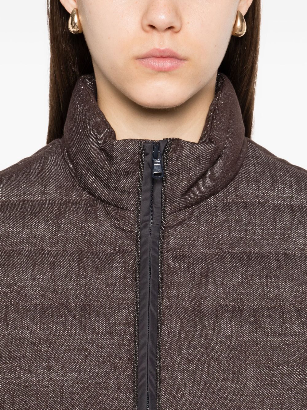 Brunello Cucinelli SHORTSLEEVES DOWN JACKET Size XS / US 0-2 / IT 36-38 - 5 Thumbnail