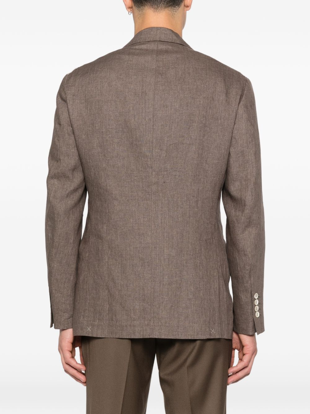 Brunello Cucinelli LINEN SINGLE-BREASTED JACKET Size US M / EU 48-50 / 2 - 2 Thumbnail