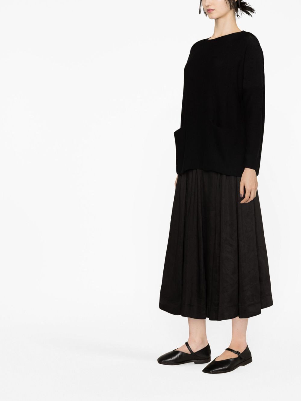 Daniela Gregis COTTON BOAT-NECK SWEATER Size M / US 6-8 / IT 42-44 - 2 Thumbnail