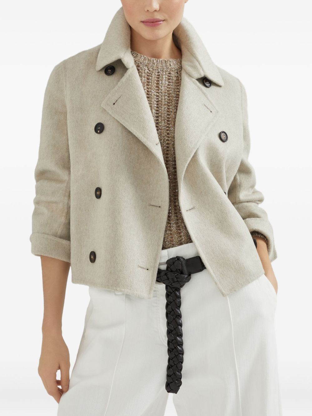 Brunello Cucinelli CASHMERE OVERCOAT Size S / US 4 / IT 40 - 3 Thumbnail