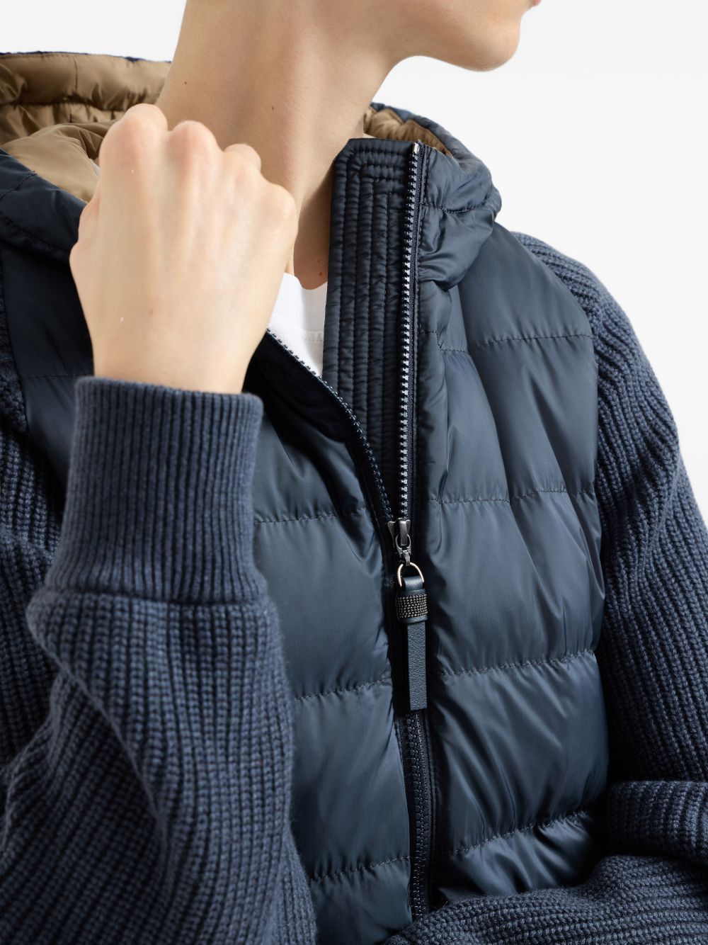 Brunello Cucinelli NYLON SHORT DOWN JACKET Size M / US 6-8 / IT 42-44 - 4 Thumbnail
