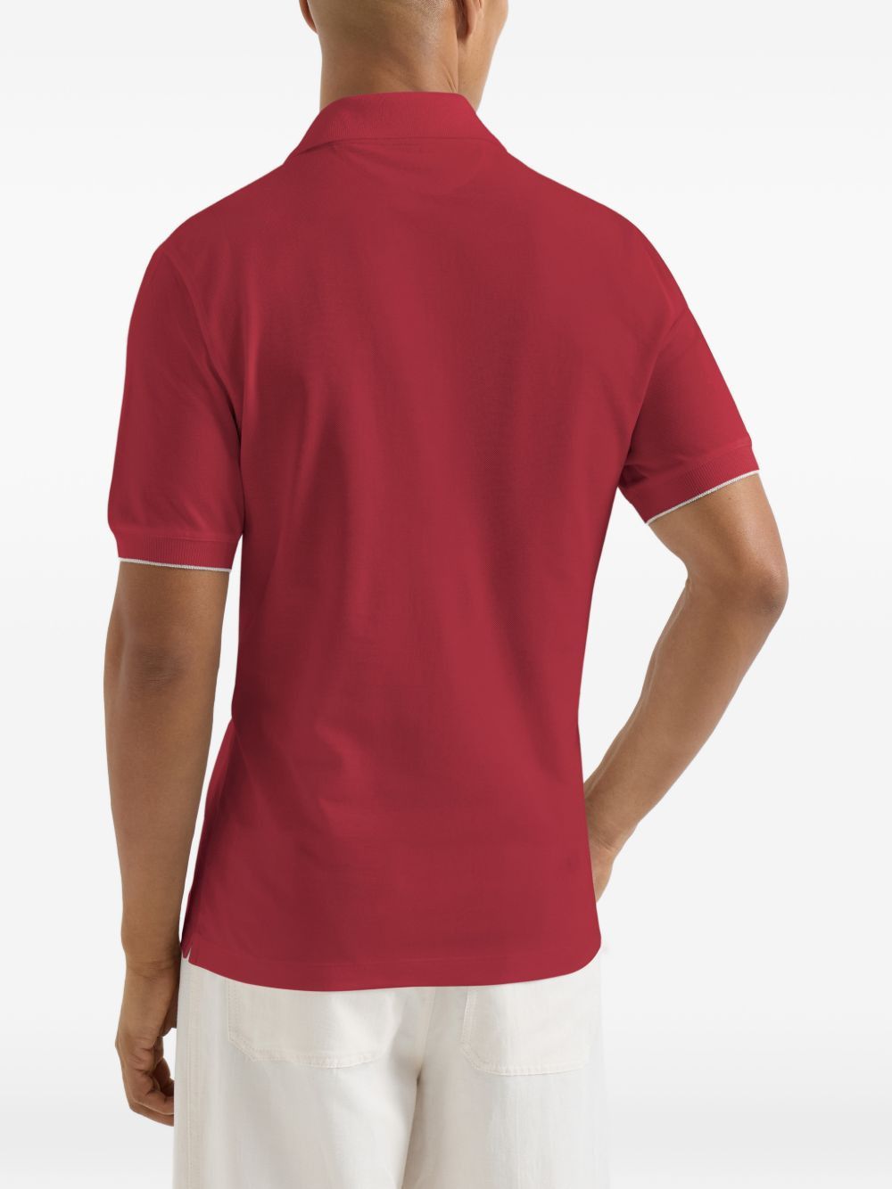 Brunello Cucinelli LOGO COTTON POLO SHIRT Size US L / EU 52-54 / 3 - 4 Thumbnail