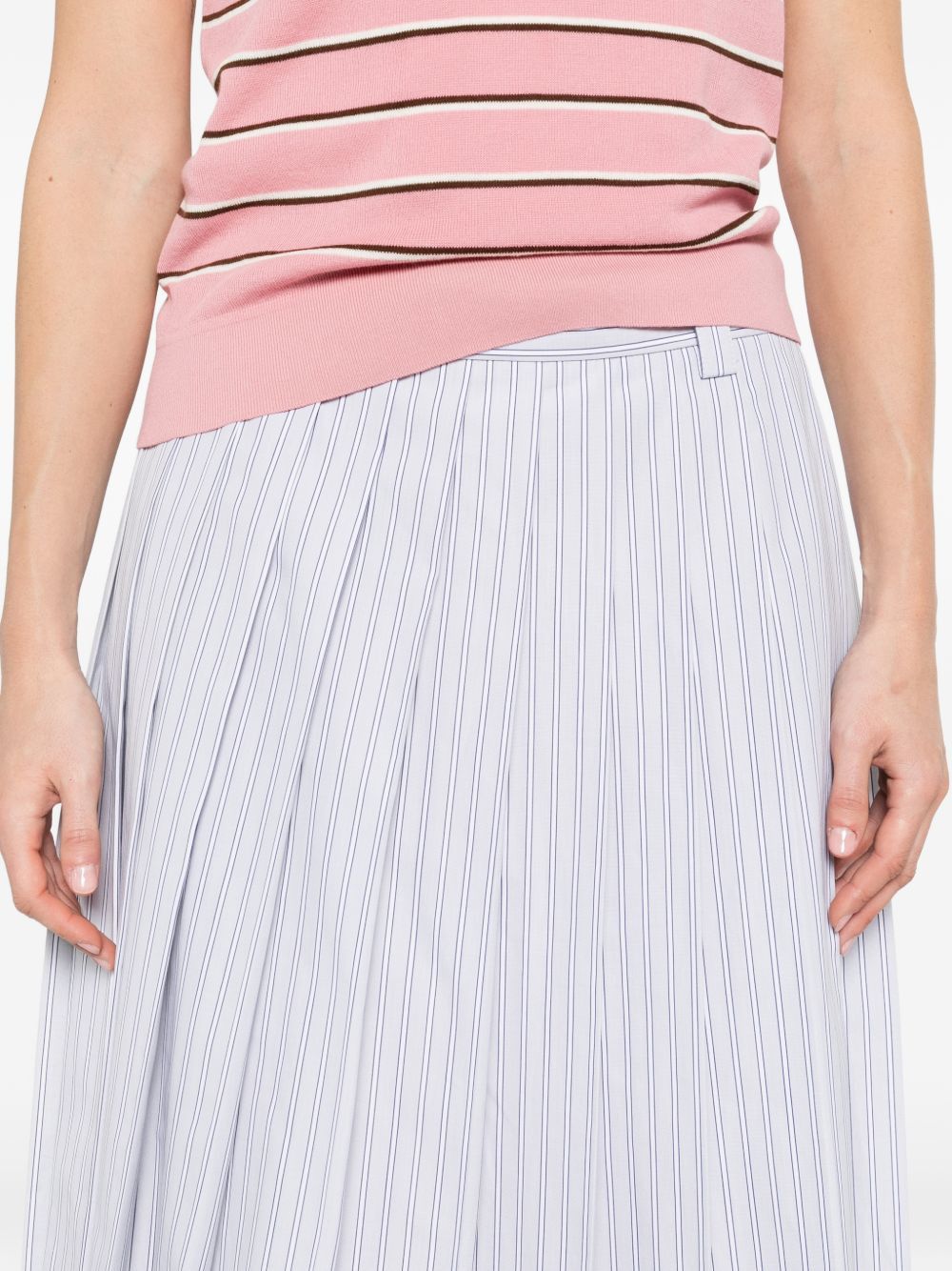 Miu Miu COTTON MIDI SKIRT Size 28" / US 6 / IT 42 - 5 Thumbnail