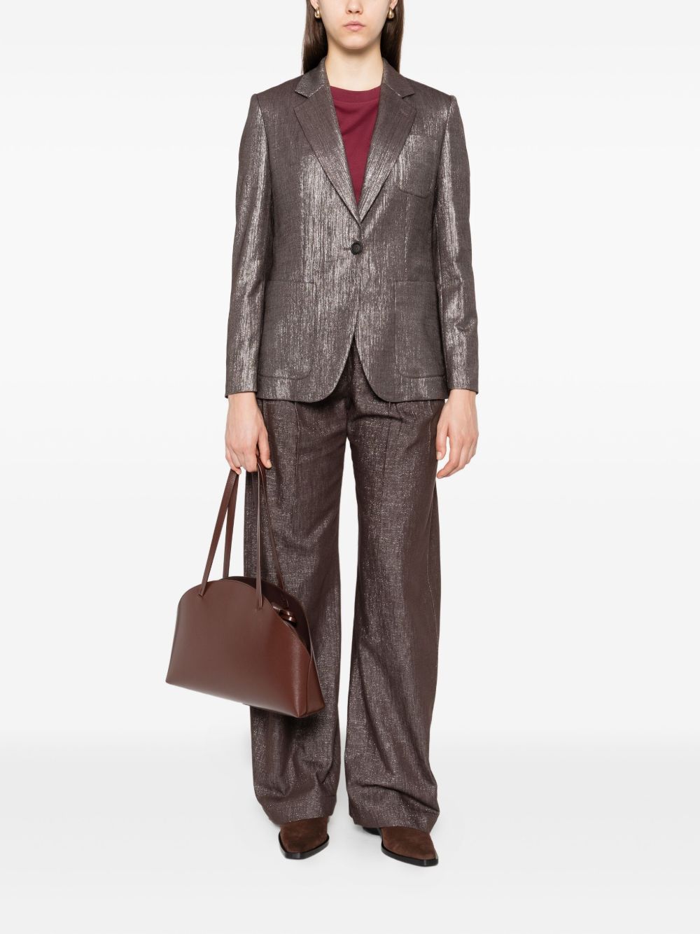 Brunello Cucinelli WOOL BLEND BLAZER JACKET Size S / US 4 / IT 40 - 4 Thumbnail