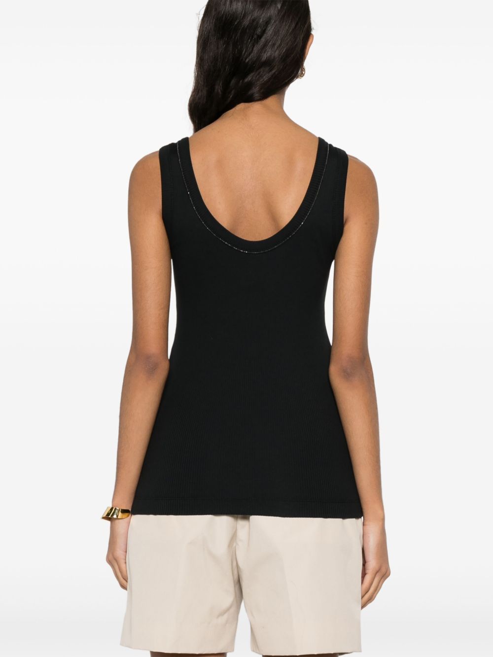 Brunello Cucinelli COTTON TANK TOP Size XL / US 12-14 / IT 48-50 - 3 Thumbnail