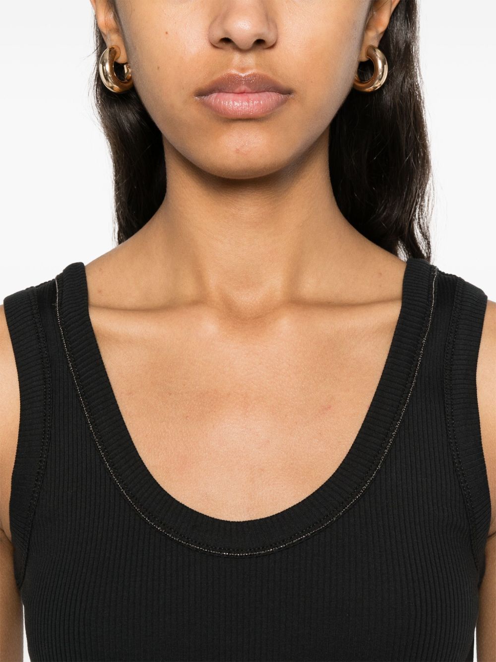 Brunello Cucinelli COTTON TANK TOP Size XL / US 12-14 / IT 48-50 - 2 Thumbnail