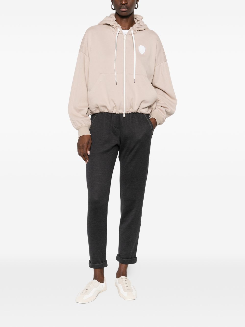 Brunello Cucinelli COTTON HOODIE Size M / US 6-8 / IT 42-44 - 2 Thumbnail