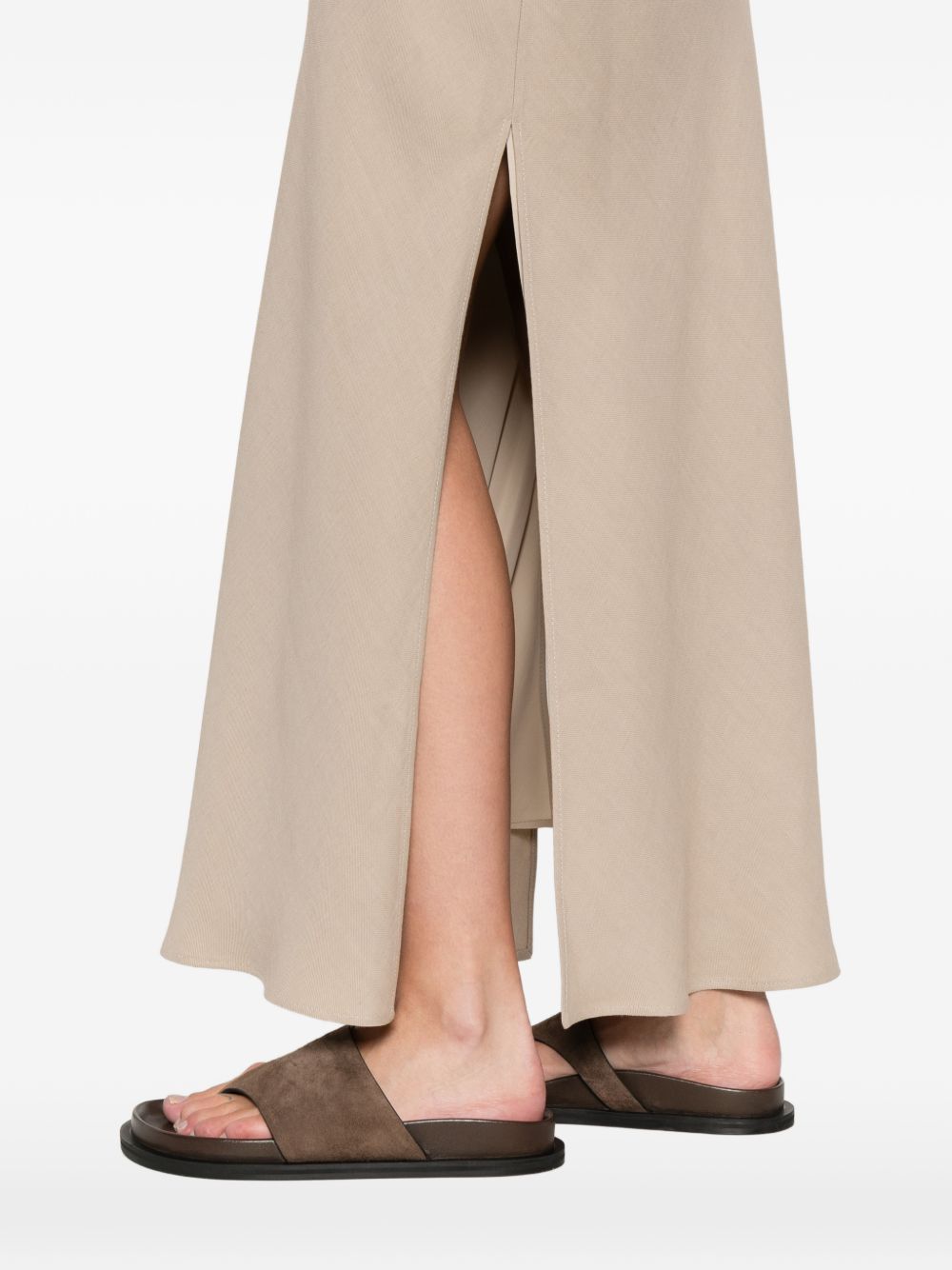Brunello Cucinelli LINE BLEND LONG SKIRT Size 27" / US 4 / IT 40 - 5 Thumbnail