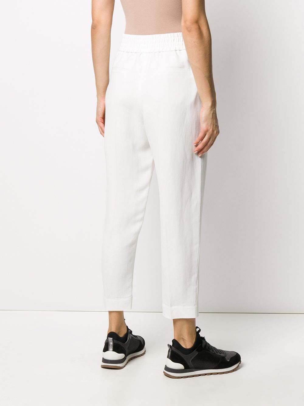 Brunello Cucinelli LINEN BLEND TROUSERS Size 25" / US 0 / IT 36 - 3 Thumbnail