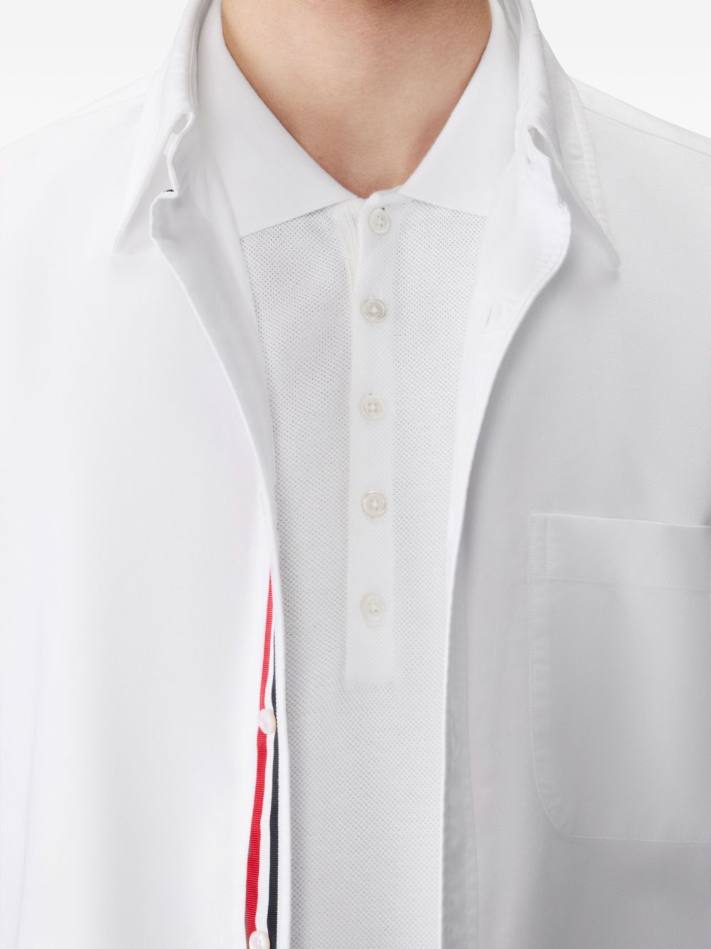 Thom Browne COTTON POLO SHIRT Size US M / EU 48-50 / 2 - 2 Thumbnail