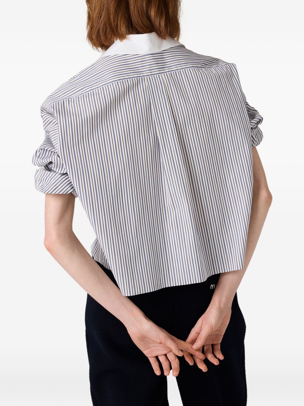 Miu Miu COTTON SHIRT Size S / US 4 / IT 40 - 4 Thumbnail