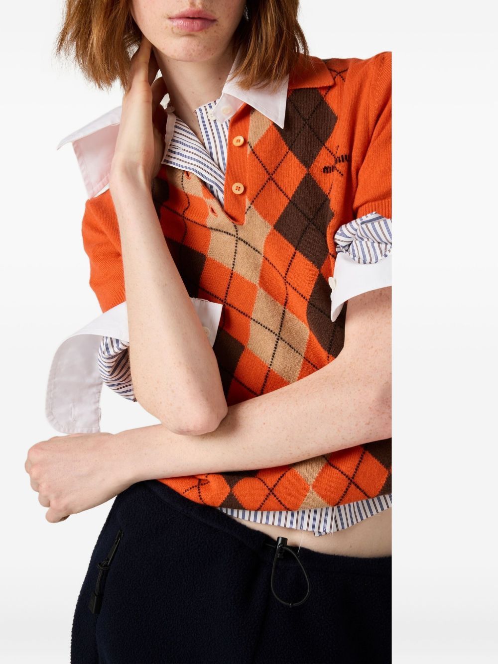 Miu Miu COTTON SHIRT Size S / US 4 / IT 40 - 3 Thumbnail