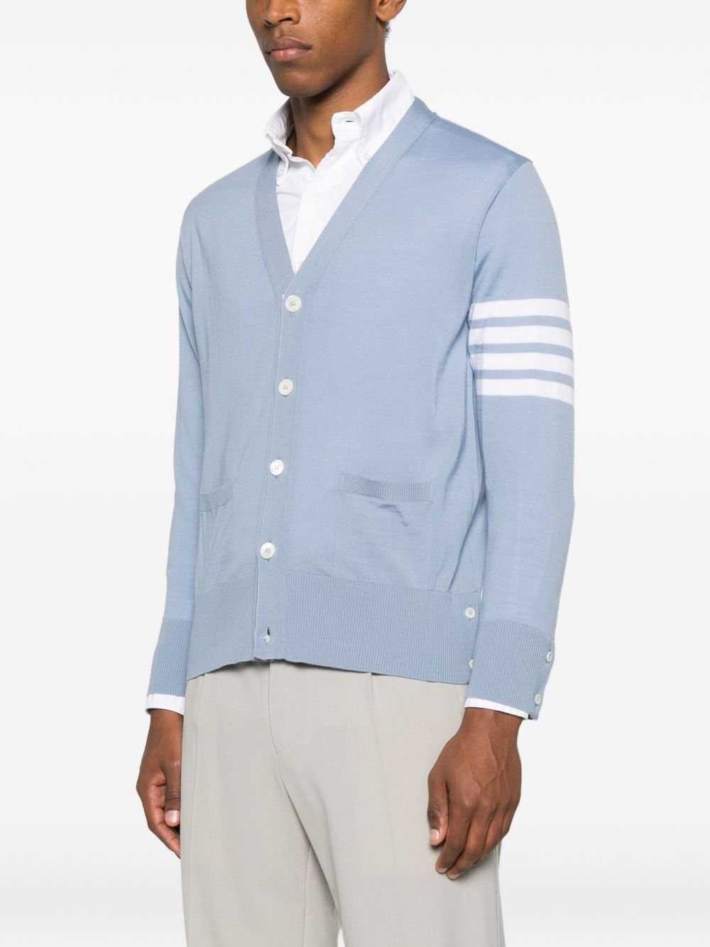 Thom Browne WOOL CARDIGAN Size US XXL / EU 58 / 5 - 4 Thumbnail