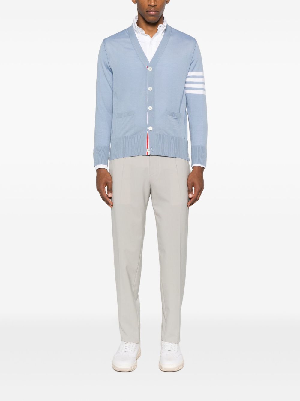 Thom Browne WOOL CARDIGAN Size US XXL / EU 58 / 5 - 2 Thumbnail