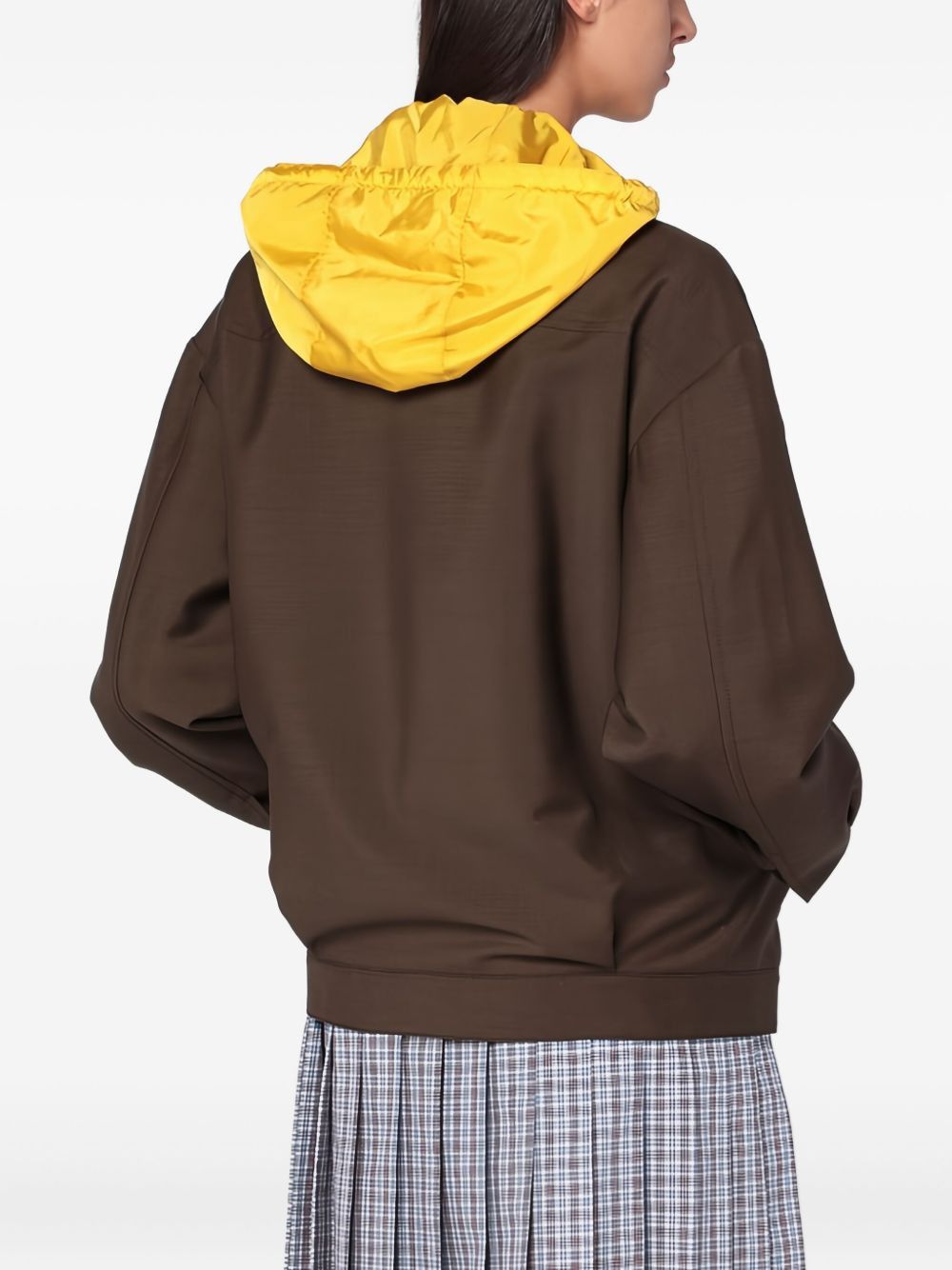 Miu Miu WOOL HOODED JACKET Size S / US 4 / IT 40 - 2 Thumbnail