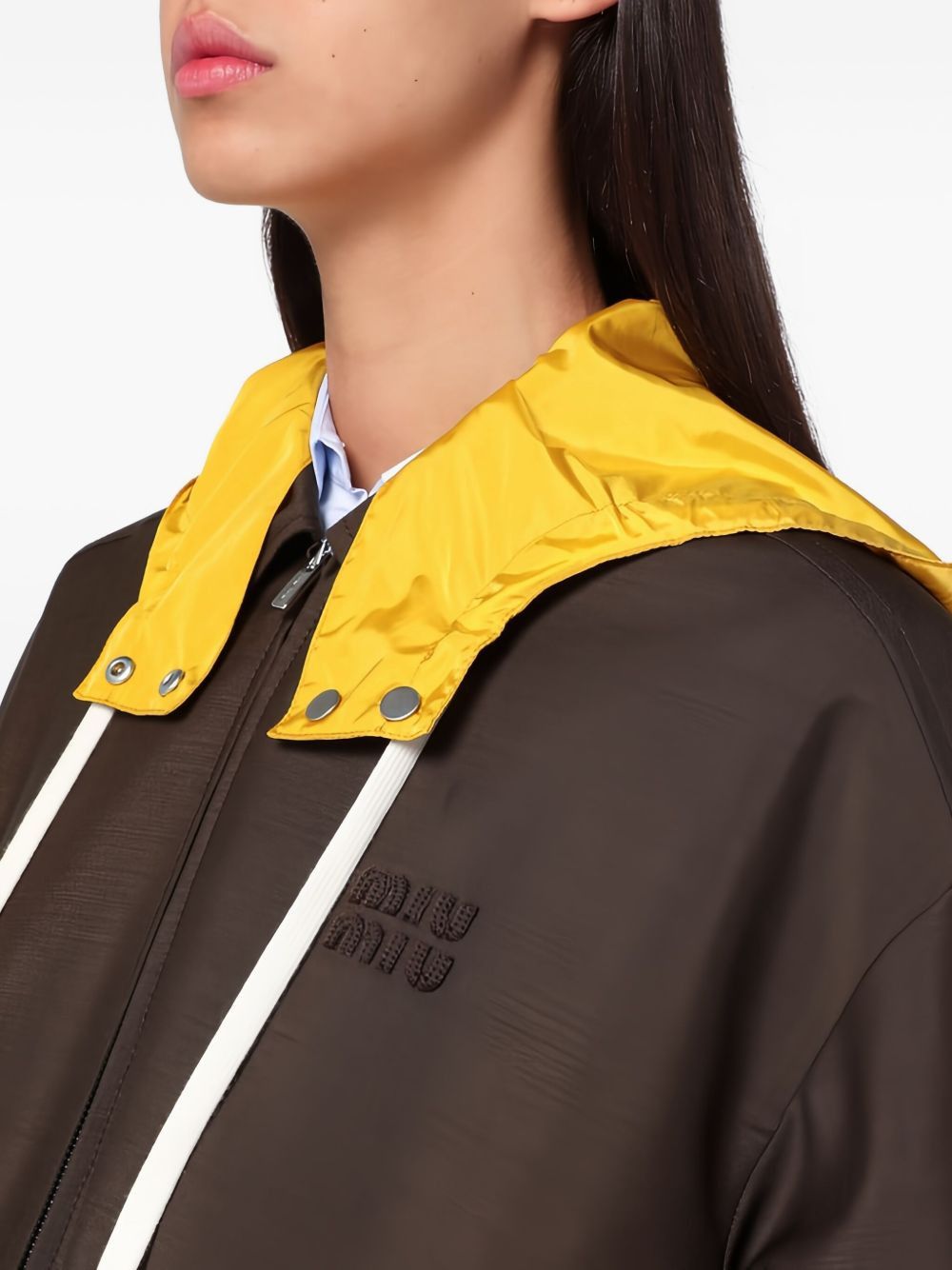 Miu Miu WOOL HOODED JACKET Size S / US 4 / IT 40 - 5 Thumbnail