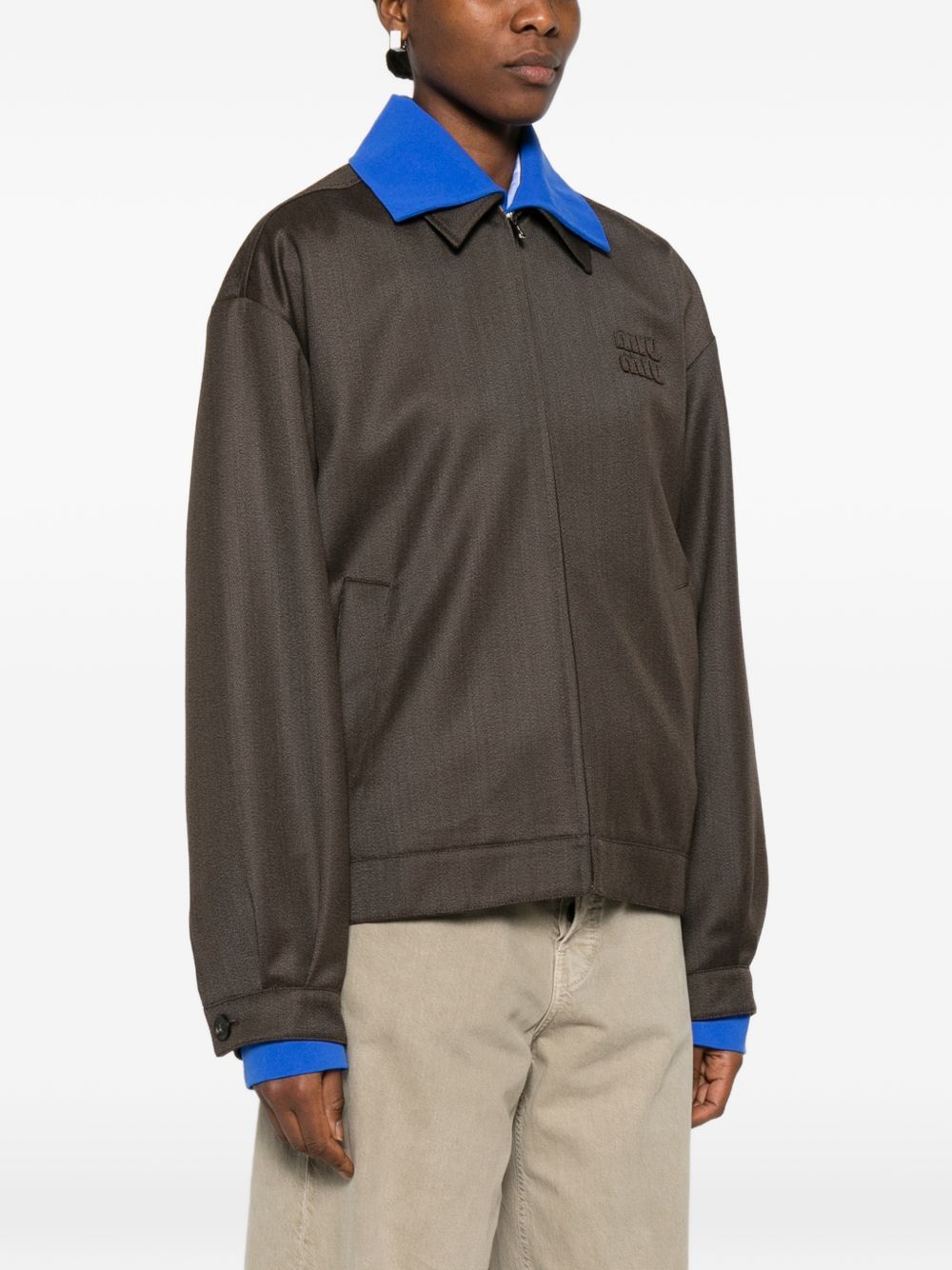 Miu Miu NYLON BLOUSON JACKET Size S / US 4 / IT 40 - 4 Thumbnail