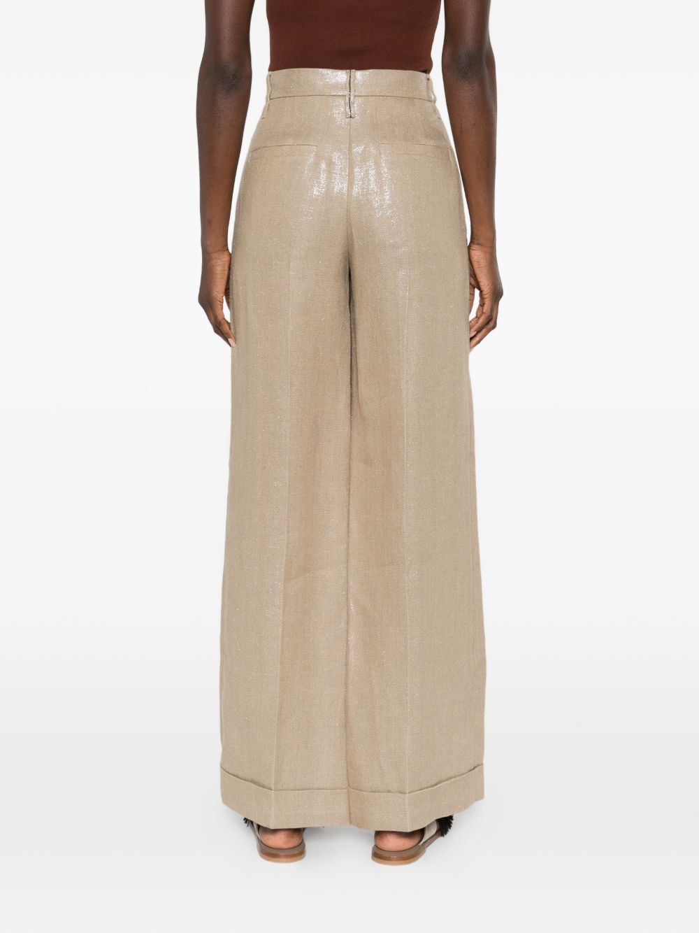 Brunello Cucinelli LINEN TROUSERS Size 27" / US 4 / IT 40 - 4 Thumbnail