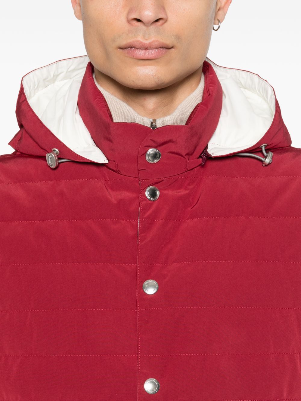 Brunello Cucinelli HOODED DOWN VEST Size US XL / EU 56 / 4 - 4 Thumbnail