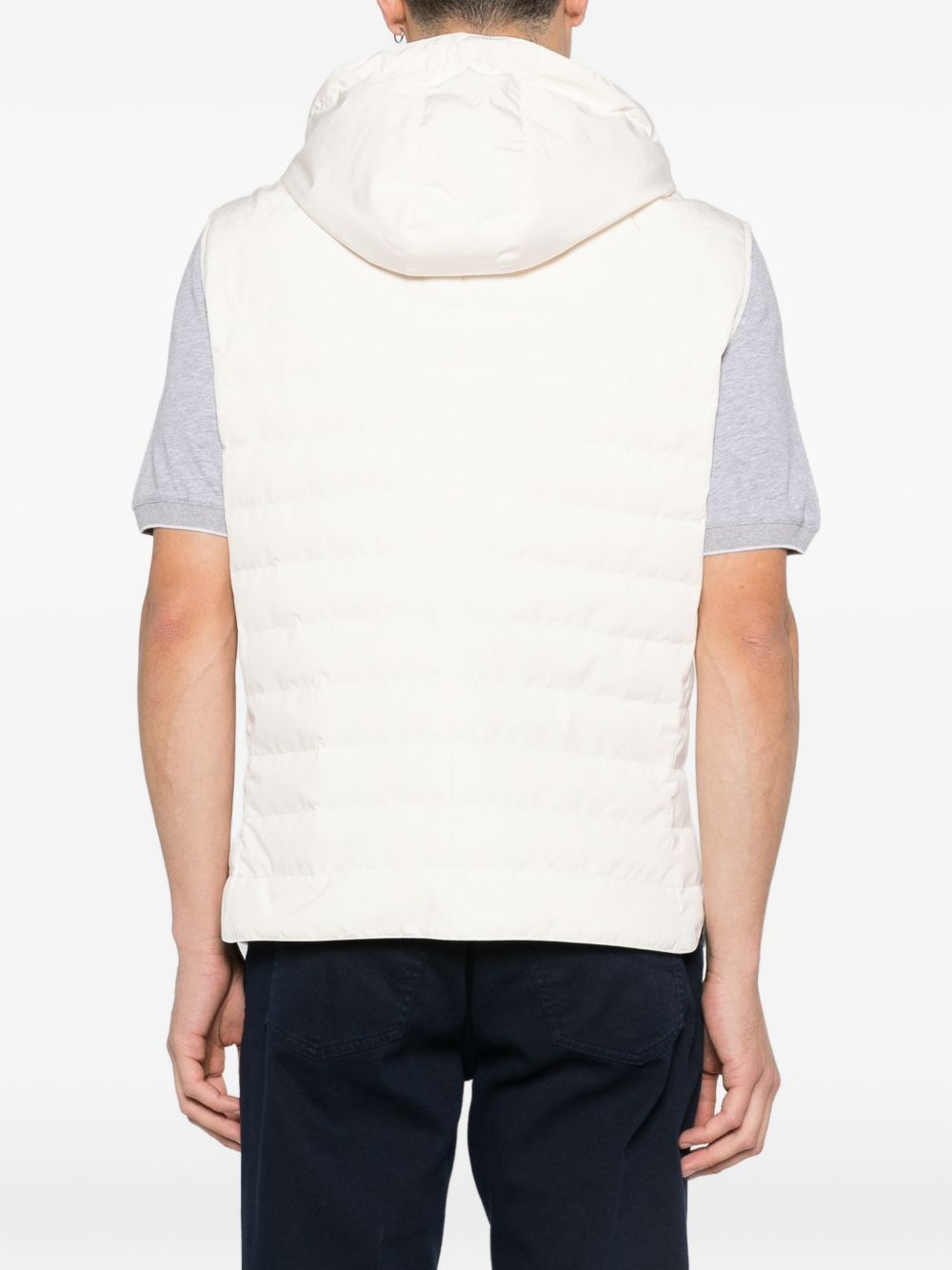 Brunello Cucinelli HOODED DOWN VEST Size US L / EU 52-54 / 3 - 5 Thumbnail