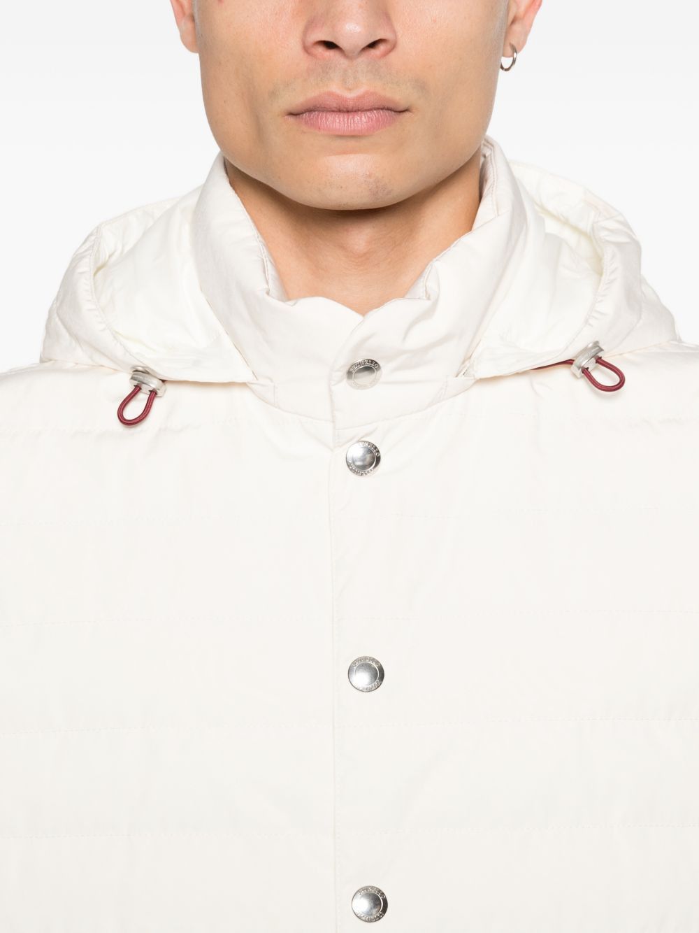 Brunello Cucinelli HOODED DOWN VEST Size US XL / EU 56 / 4 - 3 Thumbnail