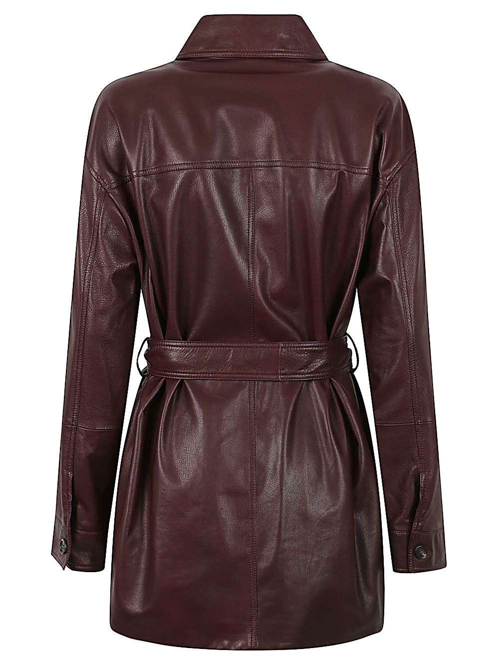 Brunello Cucinelli LEATHER JACKET Size S / US 4 / IT 40 - 2 Thumbnail