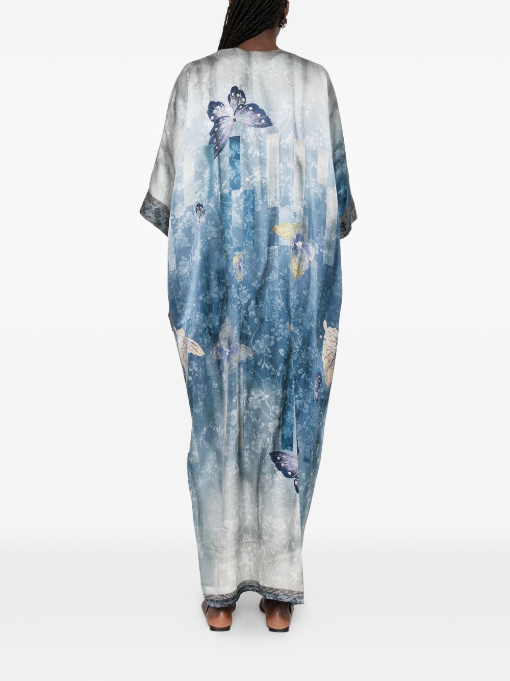 Pierre-Louis Mascia PRINTED SILK DRESS Size L / US 10 / IT 46 - 5 Thumbnail