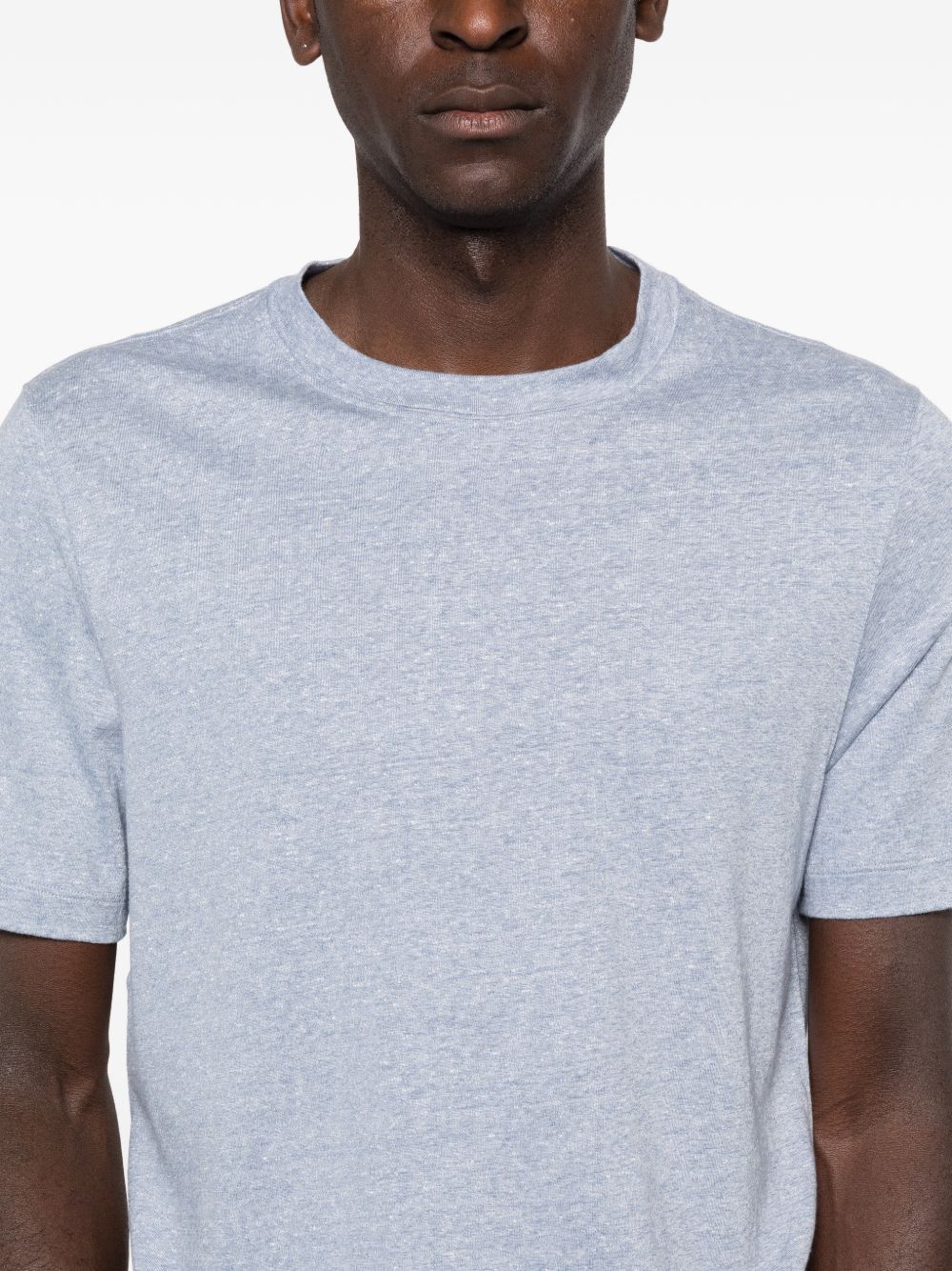 Brunello Cucinelli LINEN BLEND T-SHIRT Size US XL / EU 56 / 4 - 3 Thumbnail