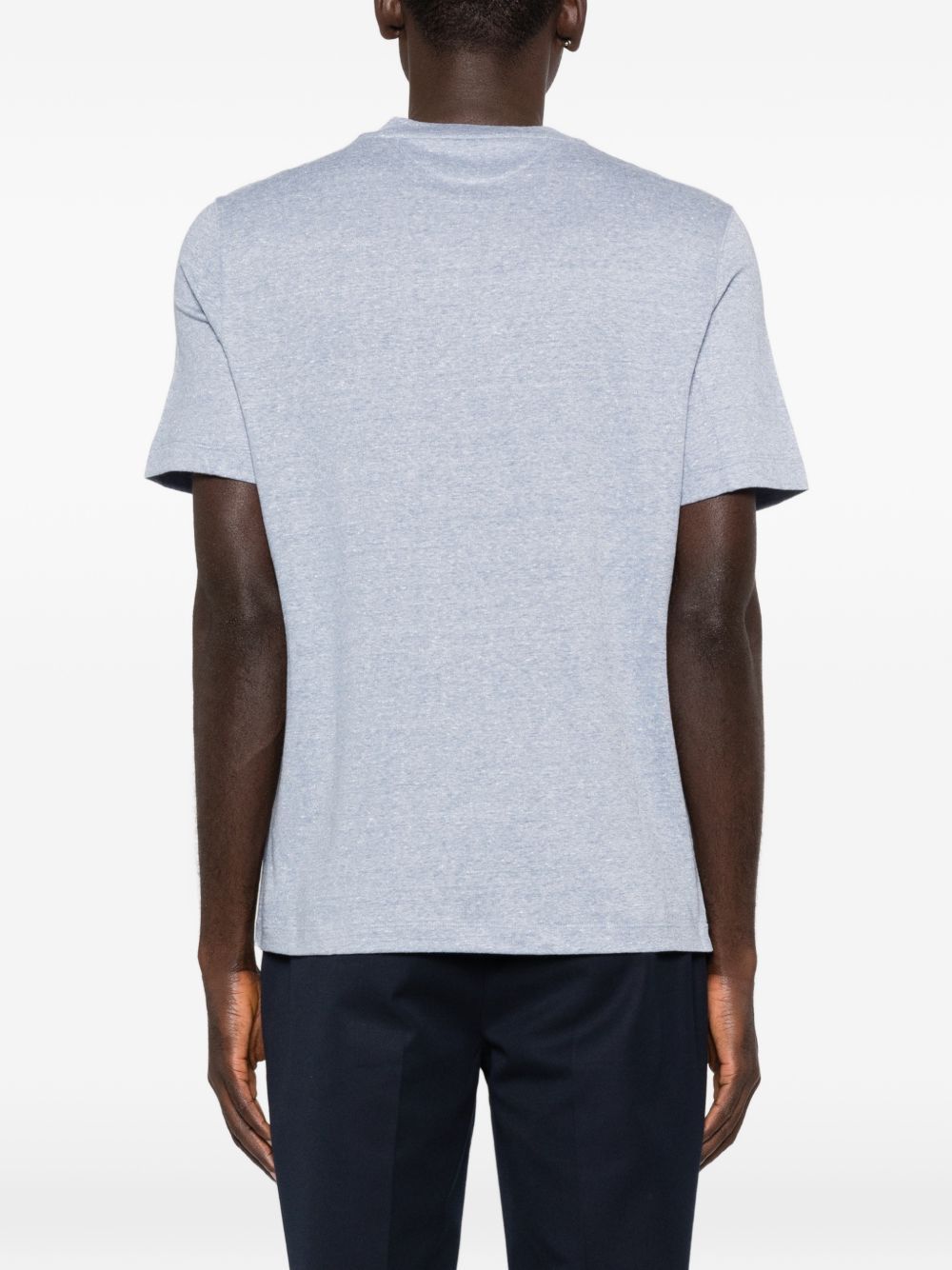 Brunello Cucinelli LINEN BLEND T-SHIRT Size US XXL / EU 58 / 5 - 4 Thumbnail