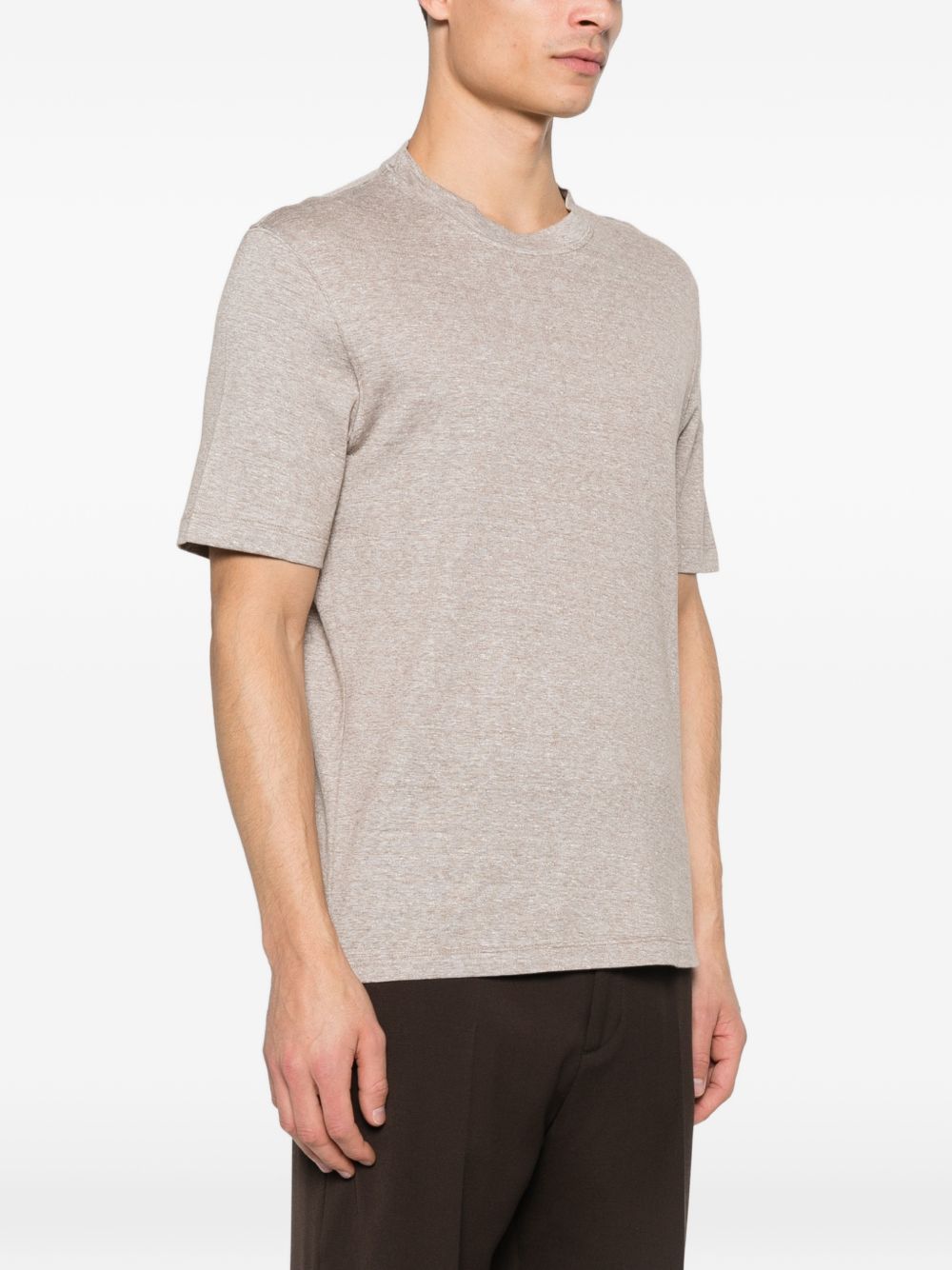 Brunello Cucinelli LINEN BLEND T-SHIRT Size US M / EU 48-50 / 2 - 4 Thumbnail