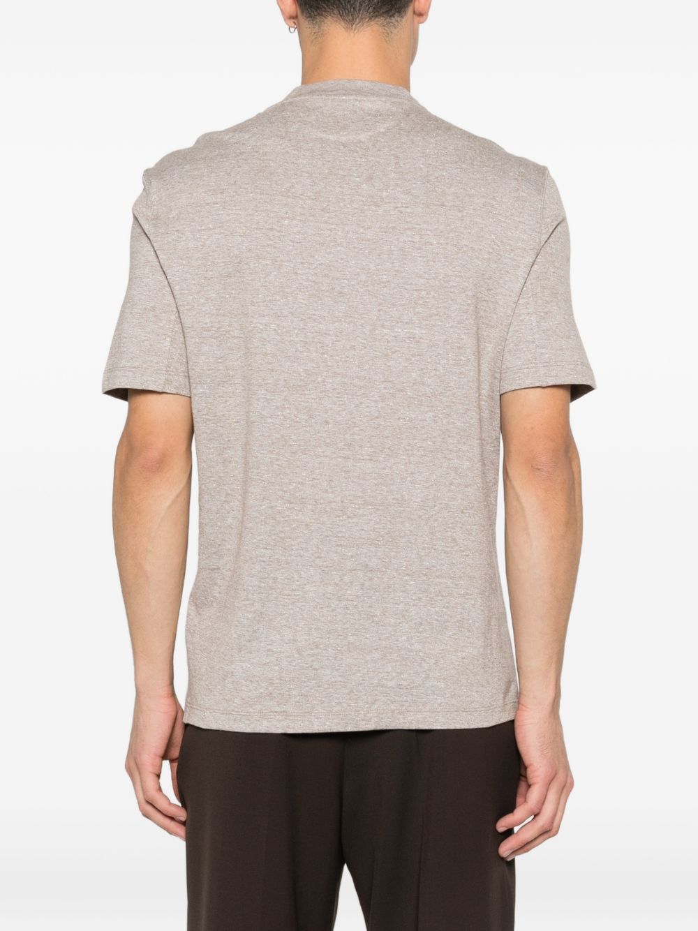 Brunello Cucinelli LINEN BLEND T-SHIRT Size US S / EU 44-46 / 1 - 2 Thumbnail
