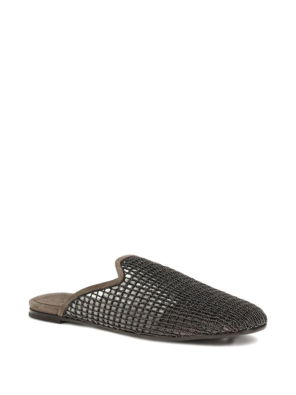 Brunello Cucinelli LEATHER SLIPPERS Size US 7 / IT 37 - 2 Thumbnail