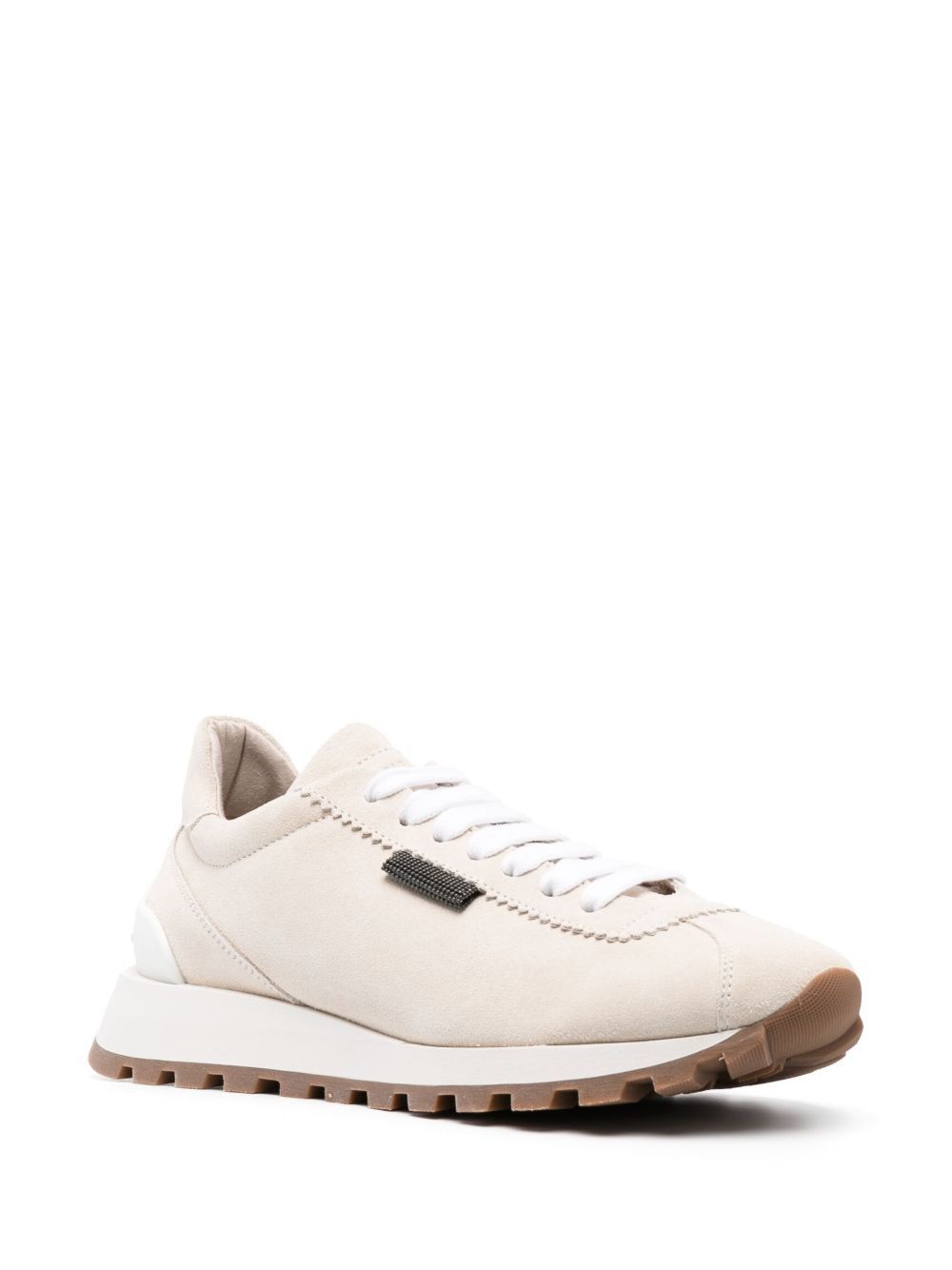 Brunello Cucinelli LEATHER SNEAKERS Size US 9 / IT 39 - 2 Thumbnail